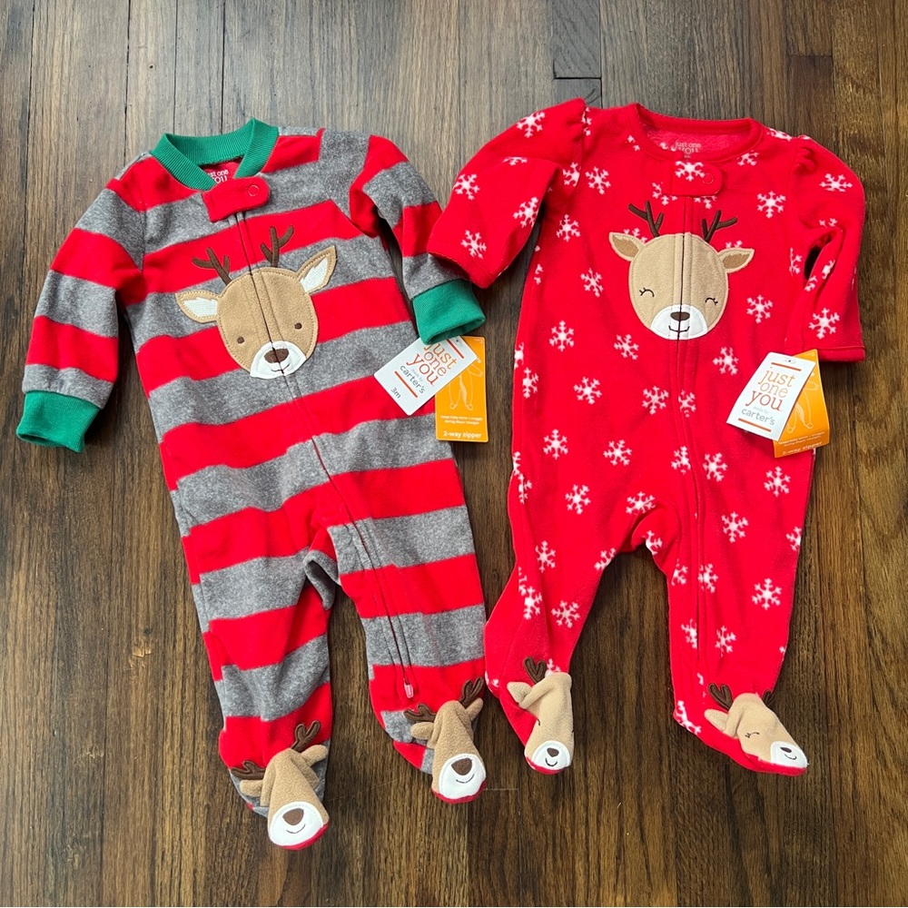 NEW WITH TAGS Holiday baby Bundle 3M